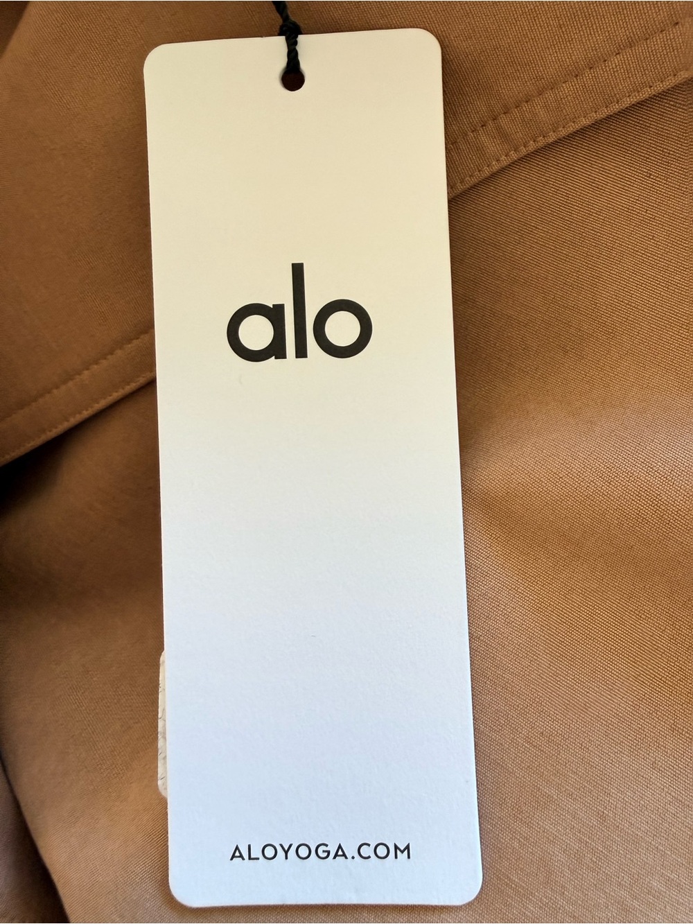 ALO Yoga Prime Trench Toasted Almond M NWT - Picture 9 of 11